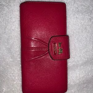 Pink Coach long wallet